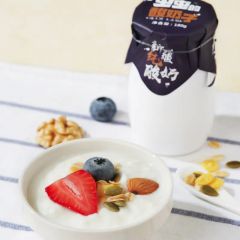 虫虫的新疆纯酸奶 家庭装 全脂风味发酵乳 180g*10瓶