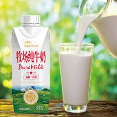 新疆天润牧场奶1954兵团牧场纯牛奶250ml*l0盒 全脂牛奶