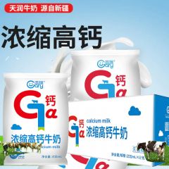 新疆天润高钙纯牛奶200ml*12袋